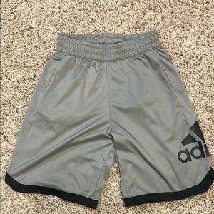 Adidas Gray Athletic Performance Shorts